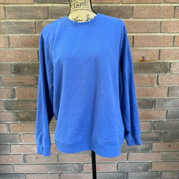 WoolWorths Blue Crew Neck Sweater Size Large - Picture 1 of 6
